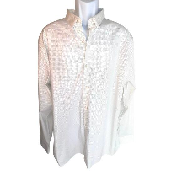 Artefact men’s XL microdot stretch long sleeve button front dress casual shirt - Picture 2 of 8